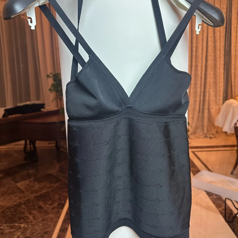 Versace Strappy Bandage Top | Black | Bodycon | Size S - Picture 8 of 9
